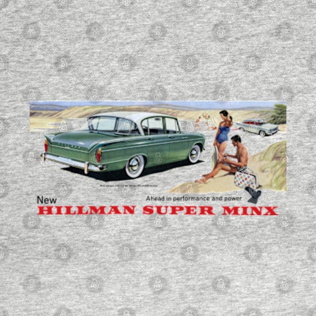 HILLMAN SUPER MINX - advert by Throwback Motors